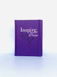 Tyndale NLT Inspire PRAISE Bible (Hardcover LeatherLike, Purple): Inspire Coloring Bible–Over 500 Illustrations to Color, Creative Journaling Bible Space-Religious Gifts to Inspire Connection with God (Hardcover)