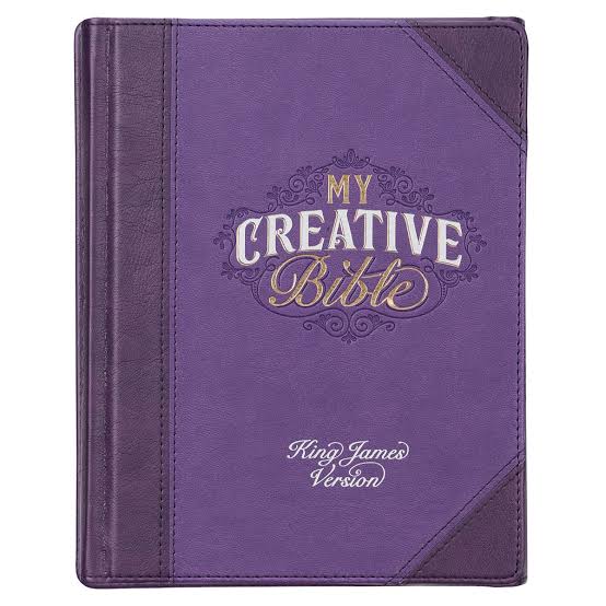 KJV Holy Bible, My Creative Bible, Faux Leather Hardcover w/Ribbon Markers, King James Version, Purple Two-tone (KJV Creative Editions)
